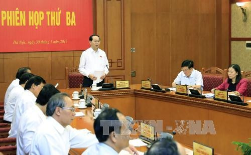 产大光主席主持召开中央司法改革指导委员会第三次会议。越通社记者颜创 摄