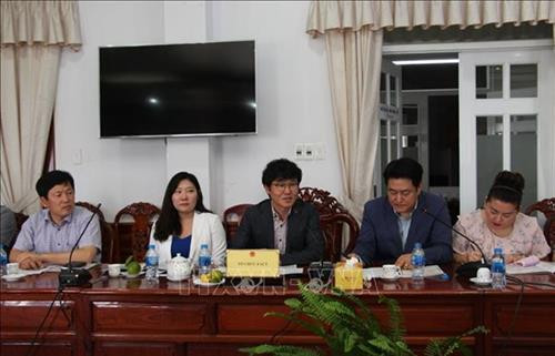 韩国农业技术实用化财团的代表。图自越通社