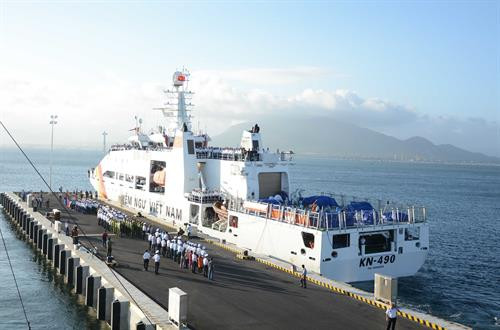 送行仪式现场。图自越通社