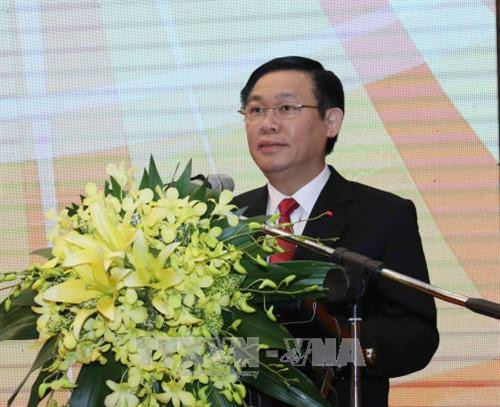 政府副总理王廷惠发表讲话。（图片来源：越通社）