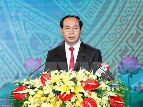 国家主席陈大光。（图片来源：越通社）
