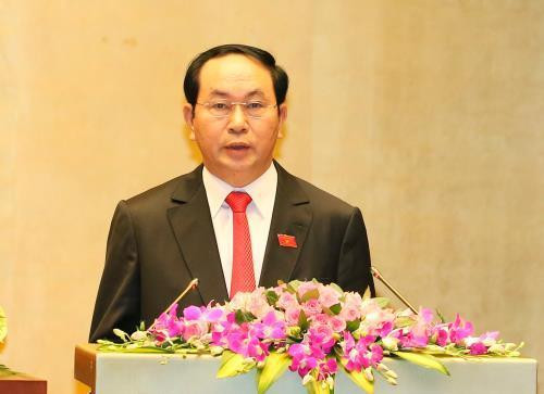国家主席陈大光。（图片来源：越通社）