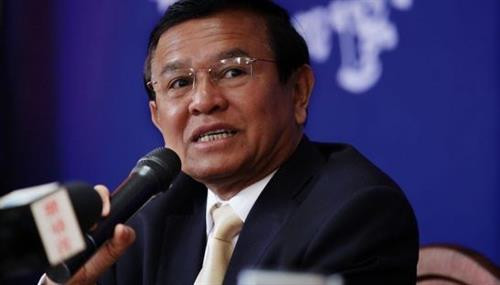 柬反对党救国党主席根索卡。（图片来源：Phnompenh Post）