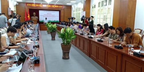 越南文化体育与旅游部日前举行2019年第二季度例行记者会。图自http://www.dangcongsan.vn