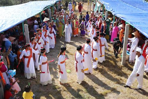 求雨仪式。（图片来源：越通社）