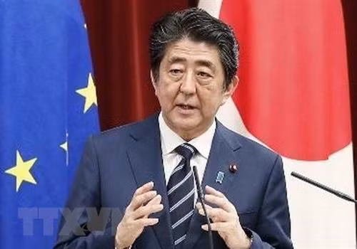 日本首相安倍晋三。图自Kyodo