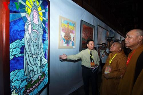 当代佛教艺术展。（图片来源：因特网）