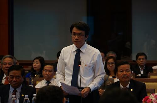 一名企业代表在会上发言。(图片来源于互联网) 一名企业代表在会上发言。(图片来源于互联网)