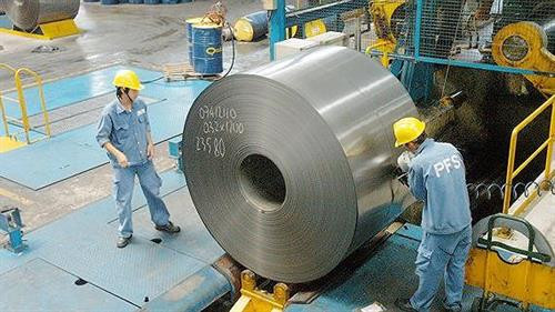 钢铁产品出口。图自因特网