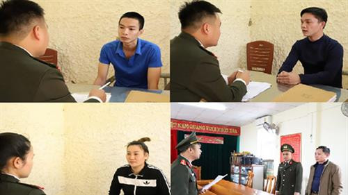 7名犯罪嫌疑人中的4名。图自互联网 7名犯罪嫌疑人中的4名。图自互联网