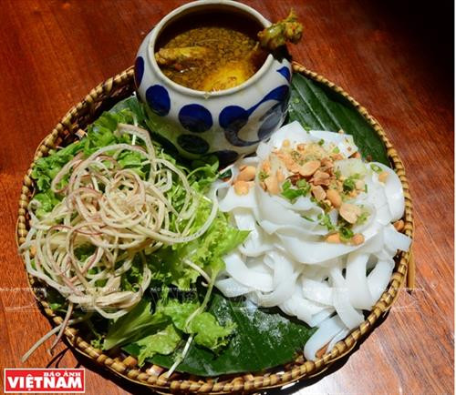 广南米线是广南人浓郁乡村味道的美食。(图片来源：越南画报）