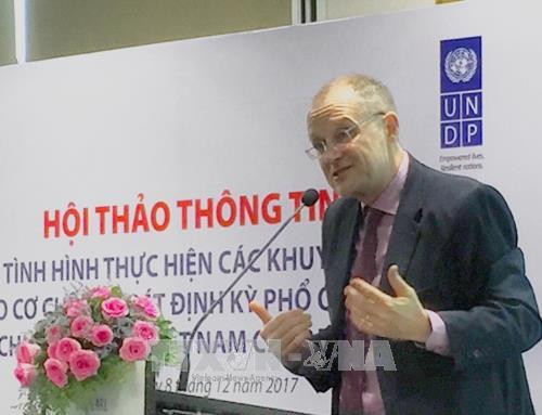 UNDP越南代表处政策顾问Nicholas Booth。（图片来源：越通社）