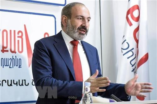 亚美尼亚总理帕希尼安（Nikol Pashinyan）。图自越通社