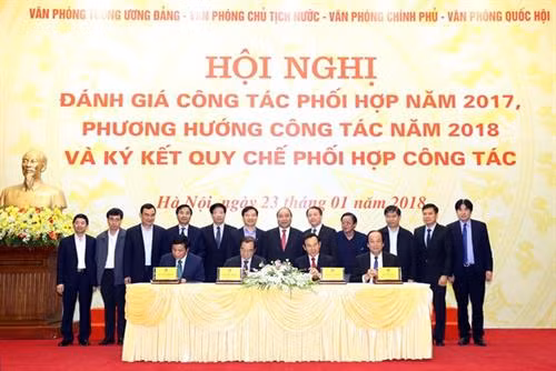 签字仪式。（图片来源：越通社）