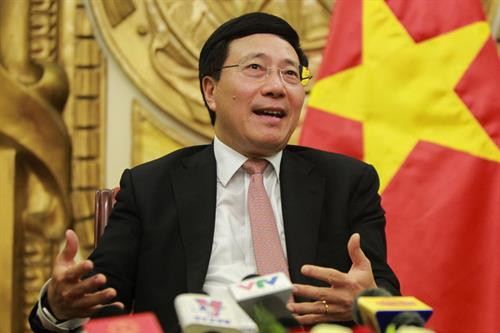 越南政府副总理兼外交部长、2017年APEC国家委员会主任范平明。(图片来源于互联网) 越南政府副总理兼外交部长、2017年APEC国家委员会主任范平明。(图片来源于互联网)