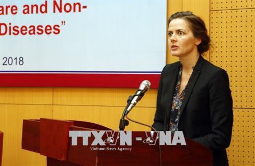 卫生部部长Ellen Tran Norby。(图片来源:越通社) 卫生部部长Ellen Tran Norby。(图片来源:越通社)