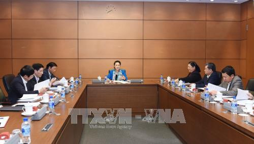 越南国会主席阮氏金银主持亚太议会论坛第26届年会筹备会议。（图片来源：月）