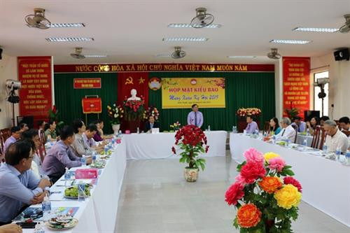 宁顺省举行归国喜迎2019己亥猪年新春的越侨见面会。（图片来源：越通社）