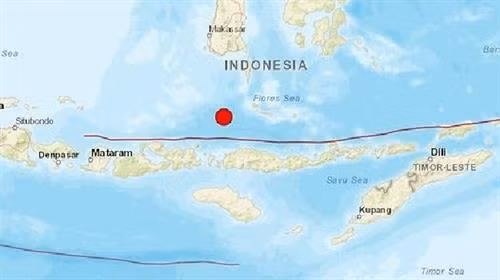 印尼龙目岛再次发生6.3级地震。 图自Supplied