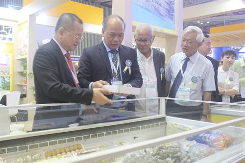 2018年越南国际水产渔业加工展(Vietfish 2018)于8月22日至24日举行。图自越通社