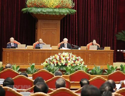 越共十二届中央委员会第十二次全体会议隆重开幕。图自越通社