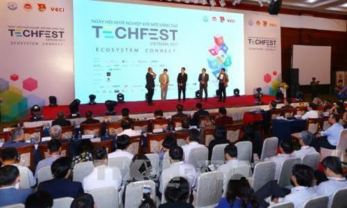 资料图：2017年国家创业创新节开幕式。图自越通社