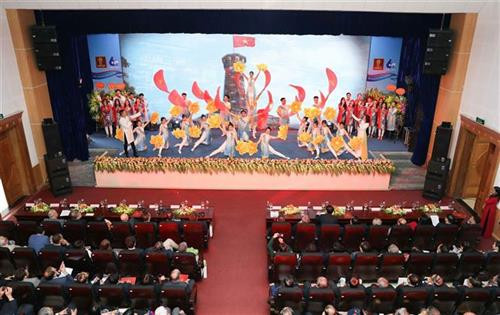 纪念活动场景。图自越通社 纪念活动场景。图自越通社