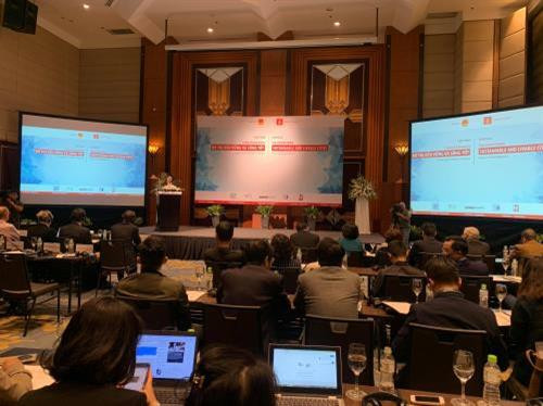 研讨会场景。图自越通社