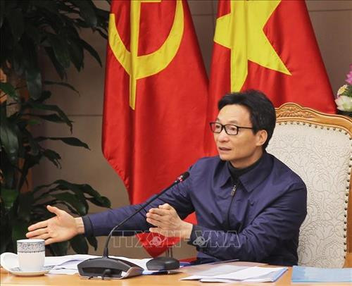 武德儋在会上发表讲话。（图片来源：越通社）
