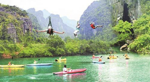 广平省稳居东南亚探险旅游之都地位 。图自因特网