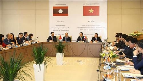 研讨会场景。图自越通社