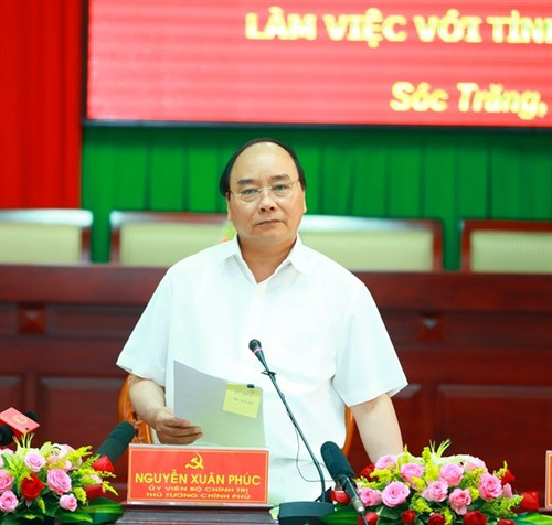 越南政府总理阮春福。(图片来源:越通社) 越南政府总理阮春福。(图片来源:越通社)