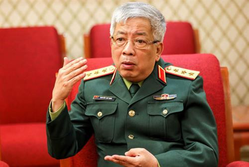 越南国防部副部长阮志咏上将。图自越通社