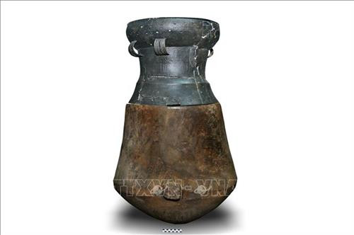 木桶铜鼓葬墓 图自越通社 木桶铜鼓葬墓 图自越通社