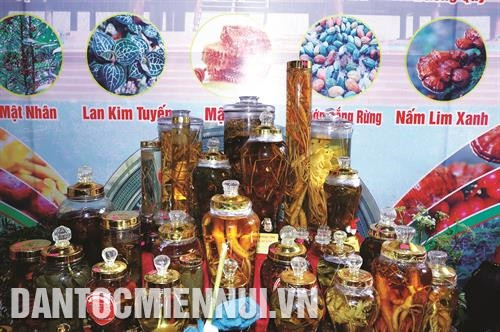 于2018年9月6日举行的昆嵩玉玲人参投资与发展会议上展示的玉玲人参产品。记者 光泰 摄