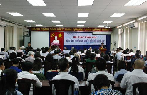“西南边界卫国战争的若干问题”学术研讨会场景。（图片来源：越通社）