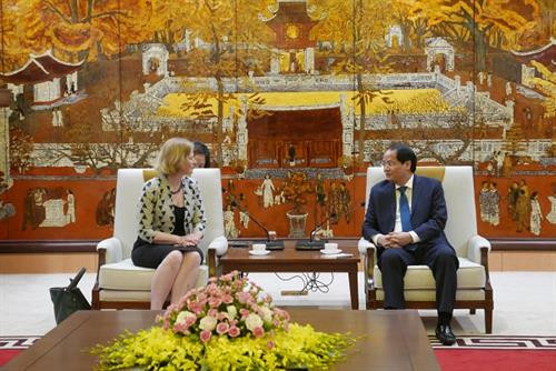 河内市与新西兰加强人力资源培训和智慧城市建设合作 ảnh 1