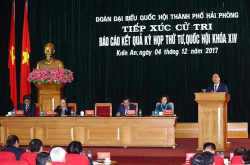 阮春福在活动上发表讲话。（图片来源：越通社）