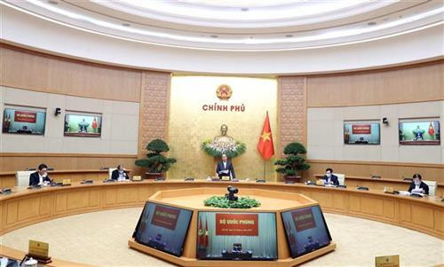 会议场景。图自越通社 会议场景。图自越通社