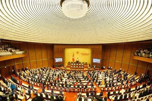 越南第十四届国会第六次会议场景 图自越通社