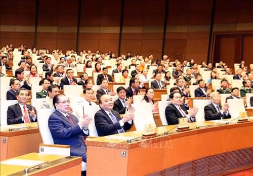 与会代表。图自越通社