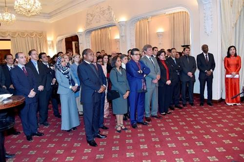 出席见面会的代表。（图片来源：越共电子报）