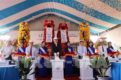 Maia Quy Nhon Beach Resort动工仪式。图自越通社