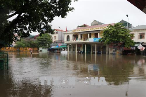 和平省因暴雨严重受损。（图片来源：越通社）