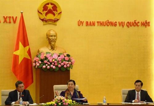 资料图:国会常务副主席从氏放主持亚太议会论坛第26届年会组委会亮相仪式。(图片来源:因特网)。(图片来源:越通社) 资料图:国会常务副主席从氏放主持亚太议会论坛第26届年会组委会亮相仪式。(图片来源:因特网)。(图片来源:越通社)