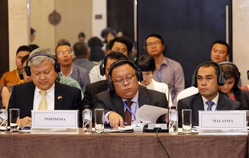 与会代表 图自越通社