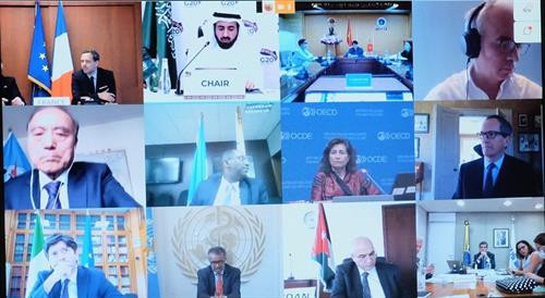 自4月19日19时至23时(越南时间),二十国集团卫生部长召开视频会议。图自互联网 自4月19日19时至23时(越南时间),二十国集团卫生部长召开视频会议。图自互联网