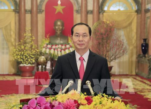 越南国家主席陈大光。（图片来源：越通社）