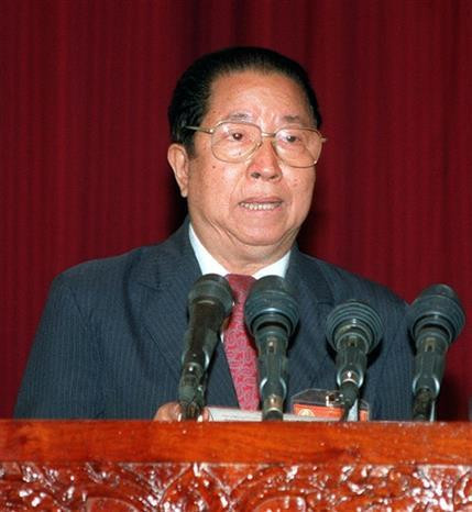 老挝西沙瓦·乔本潘大将。图自越通社