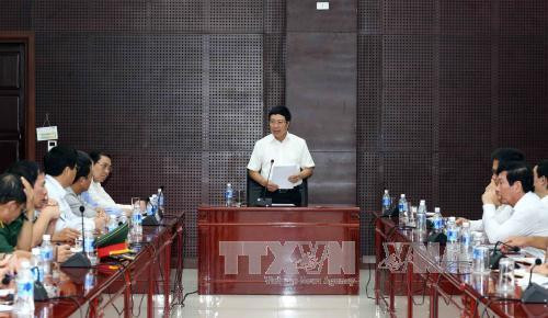 范平明在会上发表讲话。（图片来源：越通社）